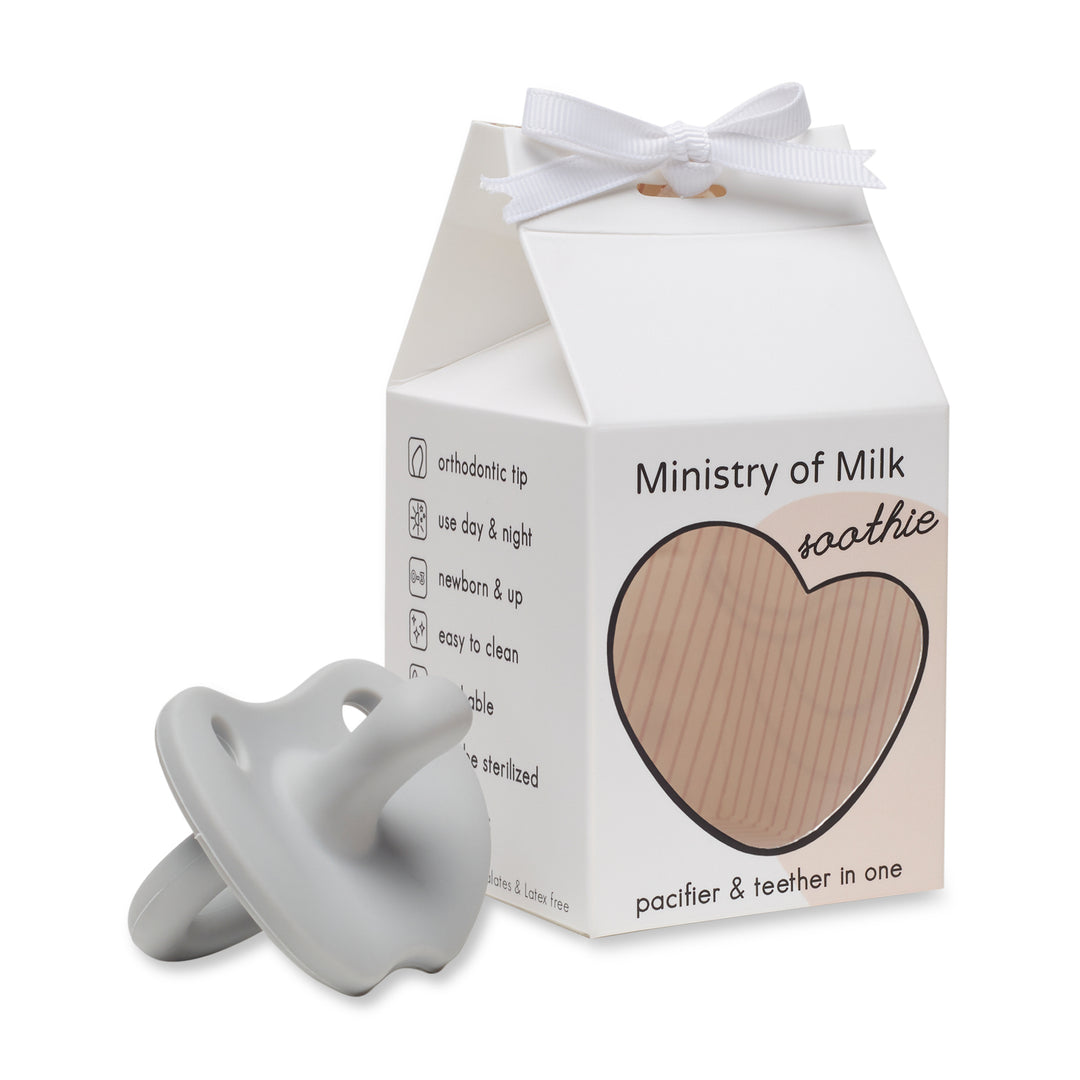 Ministry of Milk® Pacifier Light Gray