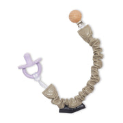 Ministry of Milk® Twine Pacifier Clip Taupe